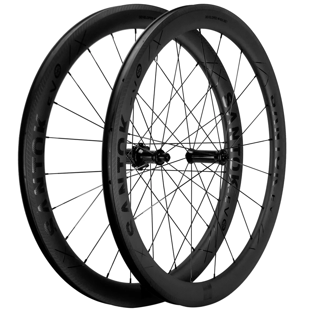 SANTOK 700C Carbon Wheel Set Suitable for HG and XDR Freehub Tube Type for Rim Brake