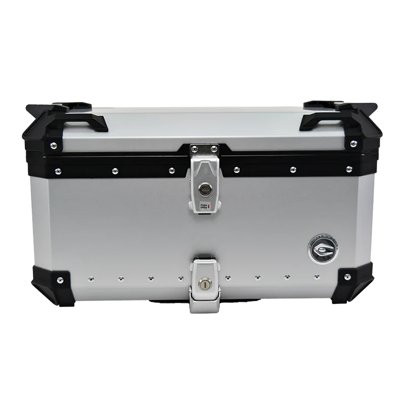 COOCASE 65L Tail Box Universal Motorcycle Rear Luggage Trunk Storage Top Case Tool Box Waterproof Top Box Motorcycle Accessories