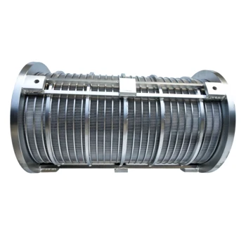20-2000 um  Stainless Steel Wedge Wire Filter Tube For Solid and Liquid Separation, Kitchen Waste Extruder