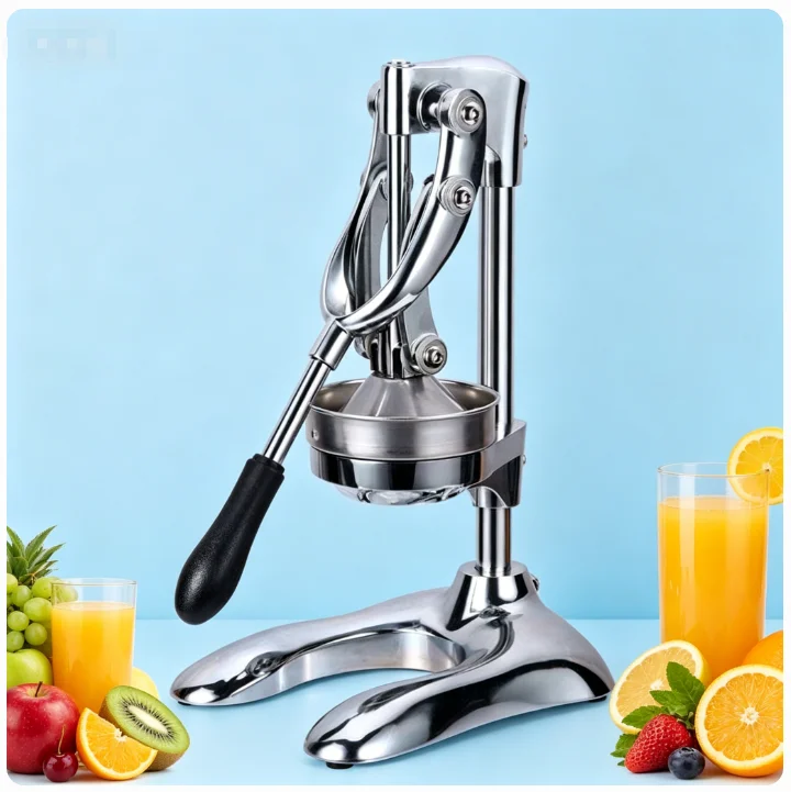 TEBAK Manual Juicer Citrus Orange Lemon Heavy Duty Fruit Vegetable Thickened Fruit Hand Press Orange Juice Press Manual Juicer