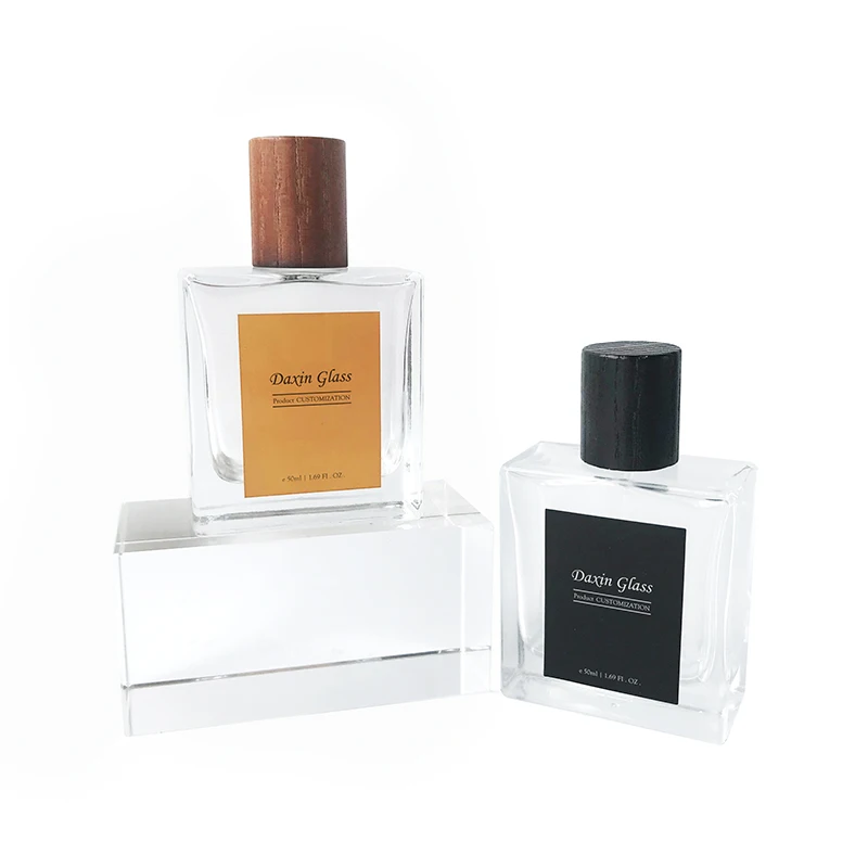 New Design Perfume Glass Bottle Perfume 50ml / 100ml Empty Square Black Perfume  Bottle - China Perfume Bottle, Customize Bottle
