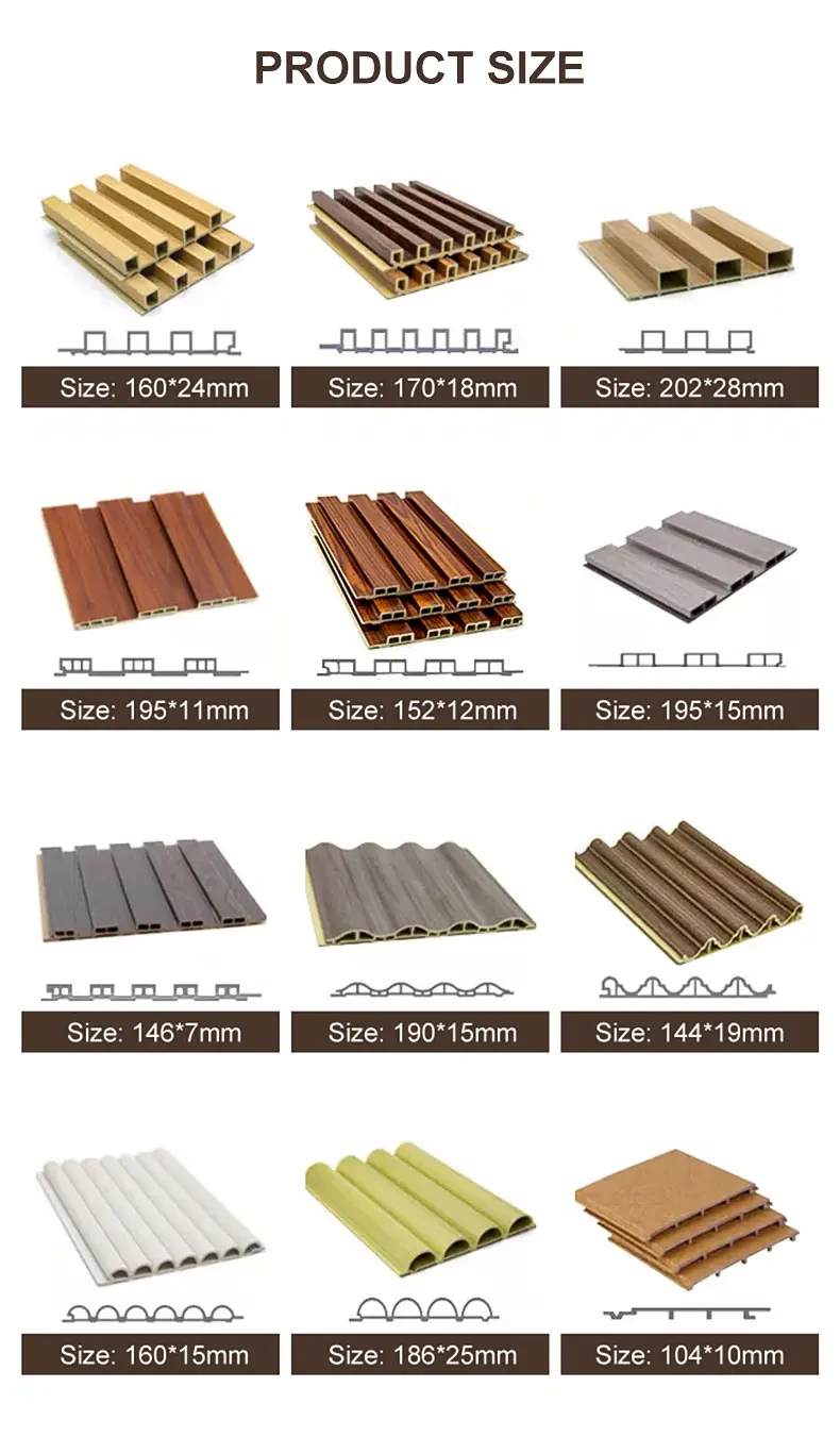 Home Interior Decoration Board Waterproof Building Materials Wooden