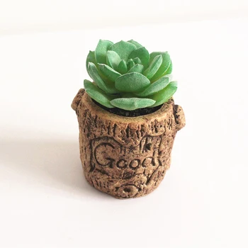 Wholesale artificial plant succulent set assorted ceramic potted succulent plant for online selling and indoor decoration