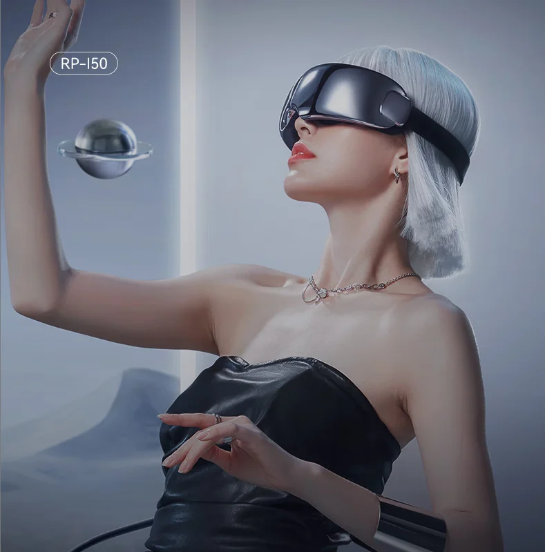 Best Smart Vibration Relax Acupoint Massage Heating Eye Massager Popular REPOR I50 Instrument for Eye Protection