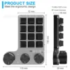 3-knob Blvetooth 12-key black