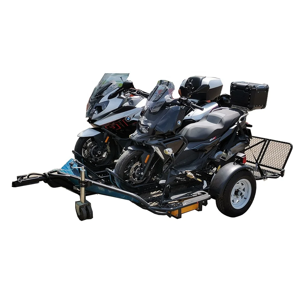 Tow Behind Electrical Small Motorcycle Trailer for Three Wheel Motorcycle