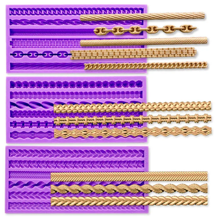 European Embossed Rope Pearl Chain Hemp Rope Surrounding Chocolate ...