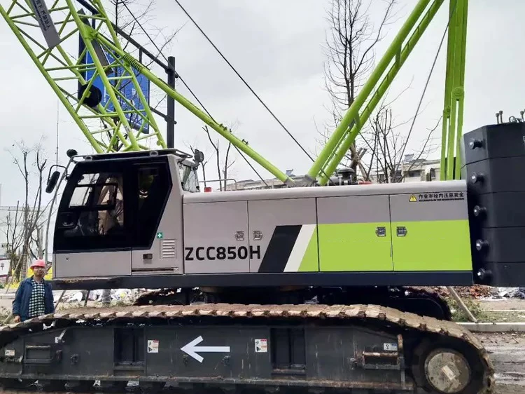 Zoomlion 85 Ton Mobile Crawler Crane ZCC850H - High Efficiency