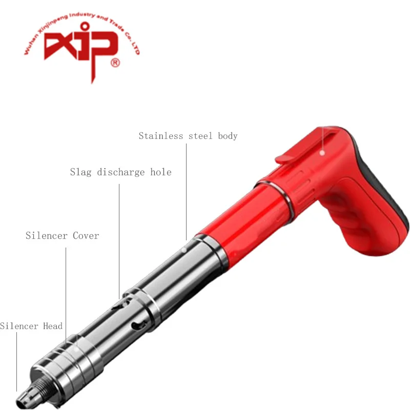 1-Year Industrial Manual Stainless Steel Concrete Nail Gun for Furniture DIY Fasteners Decorative Ceiling Installation