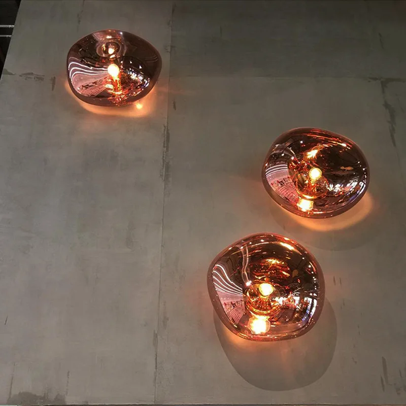 Post-modern Creative Colourful Simple Designer Round Acrylic Glass lava Wall Lamp for Coffee Shop or Restaurant or Hotel