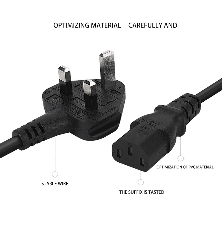 British Type Vde Approval Pvc Insulated Electrical Power Supply