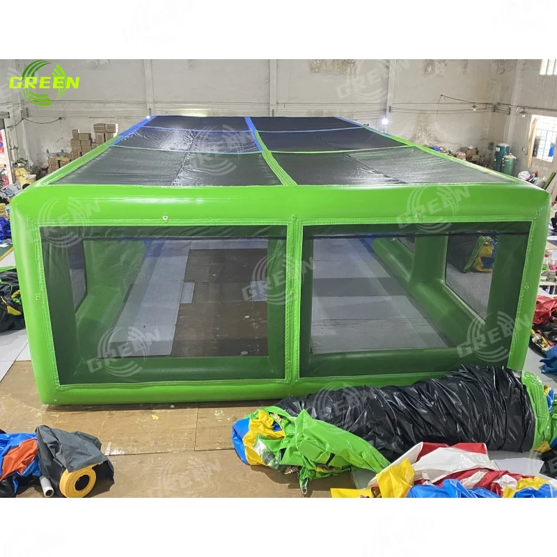 Alibaba Mini Combo Inflatable All-in-One Inflatable Sports Combo for Home Use Football Twister ...
