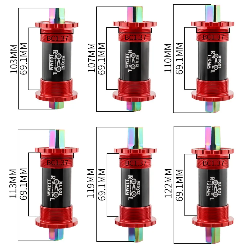 TI Bracket チタンBB MUQZI MTB Bicycle Titanium Bottom Bracket - Ceramic Bearings