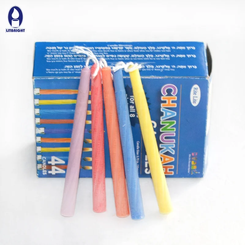 Customized Design Chanukah Candles Hanukkah Candles For Jewish