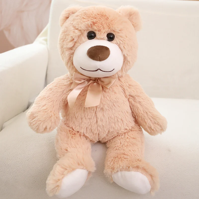 New Arrival 35cm Teddy Bear Classic Brown Pink Beige Bow Knots