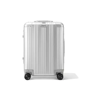 New Style Aluminum Magnesium  Luggage Large Capacity Aluminum Frame Pure Metal Suitcase Password case