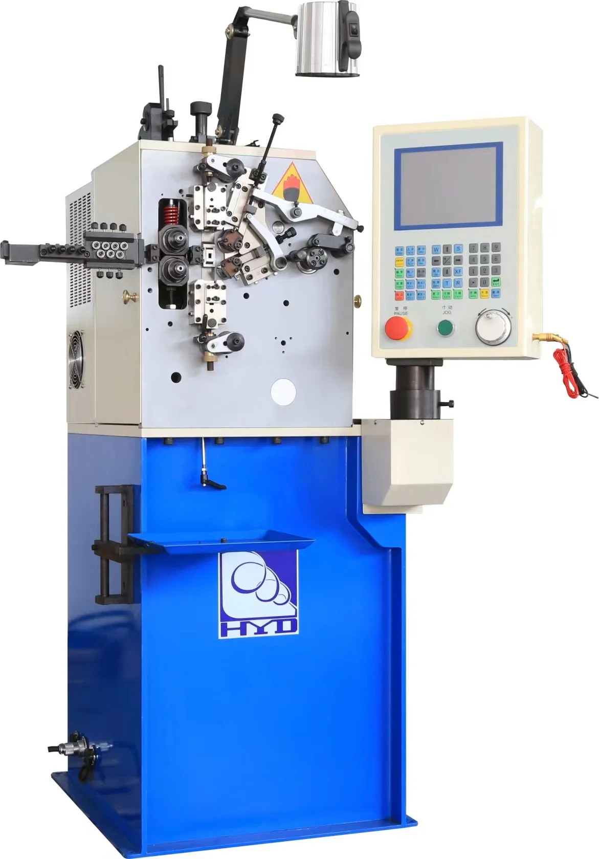 High-Precision 0.15-0.8MM CNC Spring Machine with 2 Axes Servo Motors and Max Wire Speed 1200m/min