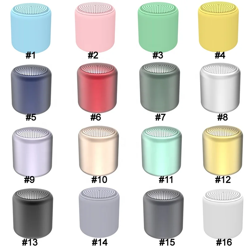 Mini Portable Ianpice Inpods Little Fun Wireless BT Speaker TWS Macaron Plating Colors USB Charging