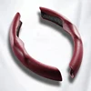 Leather wine red