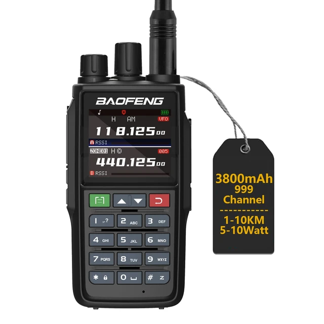 Boafeng UV-22L VHF UHF Two Way Radio Baofeng UV 22L 999CH Type-C charger NOAA 3800mAh Walkie Talkie Radio walkie