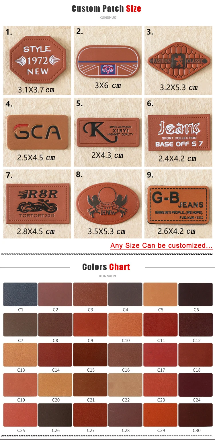 Высокое качество, индивидуальный дизайн, рельефная гравированная сумка, металлический логотип, нашивка для одежды, кожаная Этикетка из искусственной кожи, кожаные бирки для джинсов