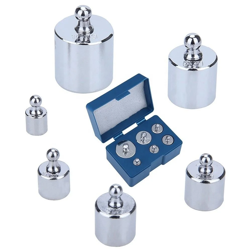 Set De Poids D'étalonnage En Acier Chromé – 10g, 20gx2, 50g, 100gx2, 200g, 500g – Neuf, Précision M2