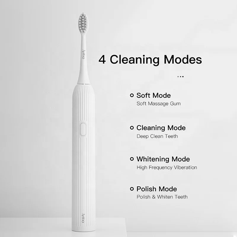Low MOQ Tuya App Control Bluetooth Portable Rechargeable Travel Adult IPX7 Waterproof Smart Sonic Electric Toothbrush