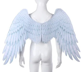 Halloween props foreign trade boy girl children black wings white wings angel wings