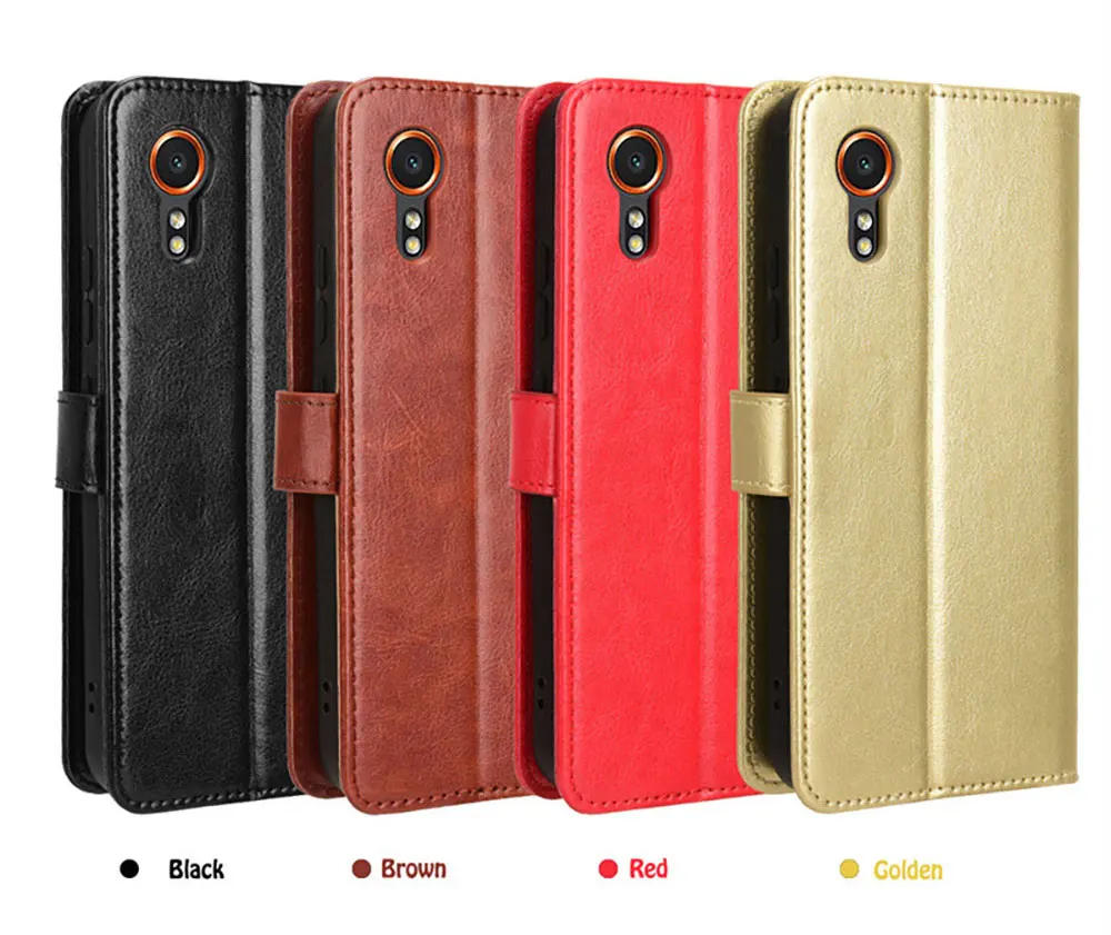 product for leather business design shockproof phone cases for for xcover 7 anti fall wallet mobile case sjk337-2