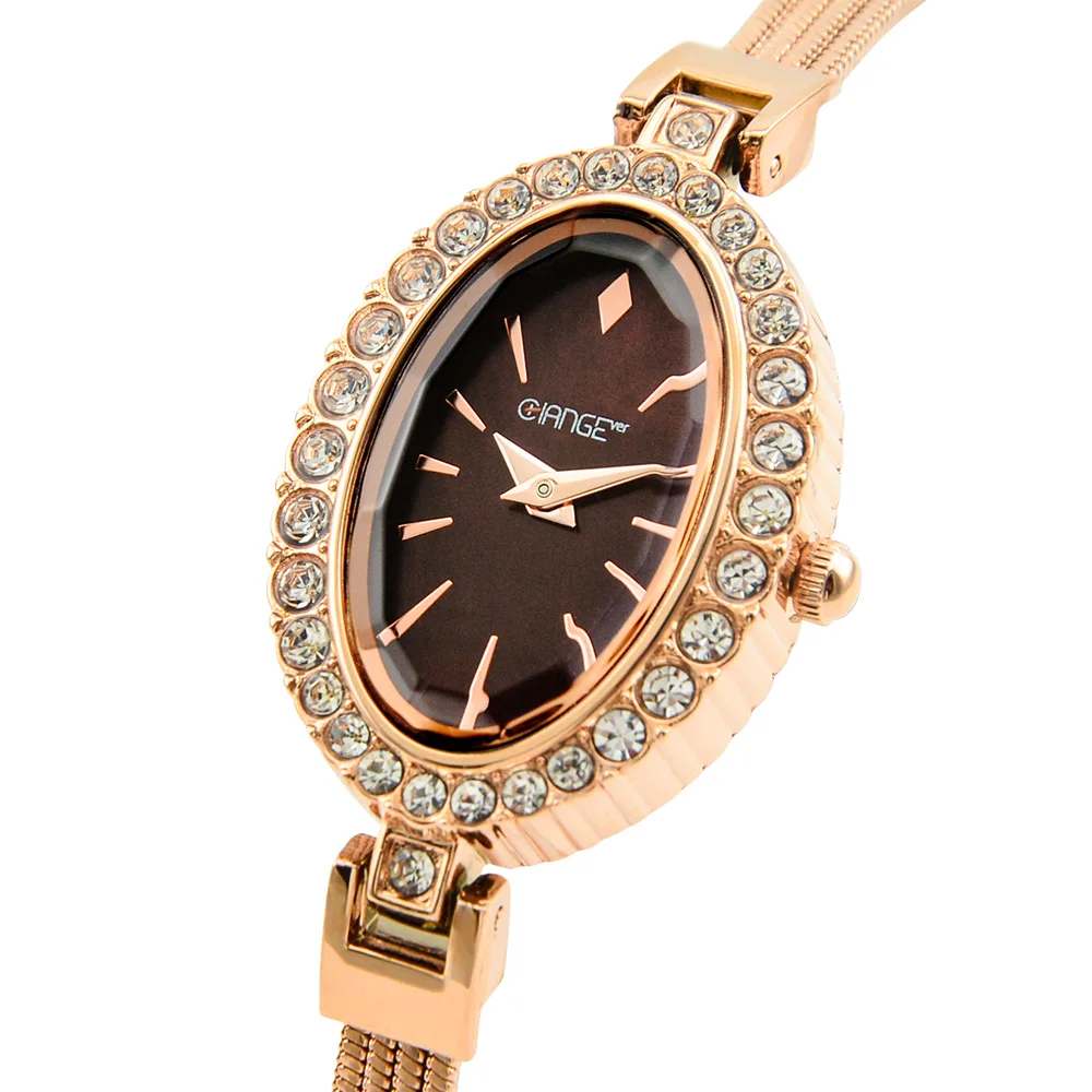 CHANGEVER Rose Gold Diamond Women's Watch