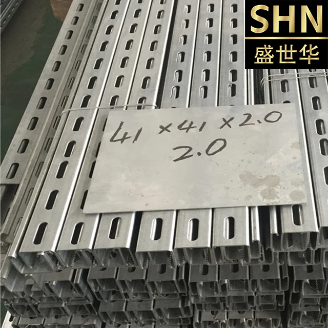 Dubai Strut Channel 41x25 Unistrut Socket Aluminum Unistrut Channel Weight