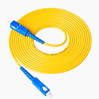SM Fiber Patch Cord OS2 Simplex/Duplex SC/FC/ST/LC Connector Telecom Grade