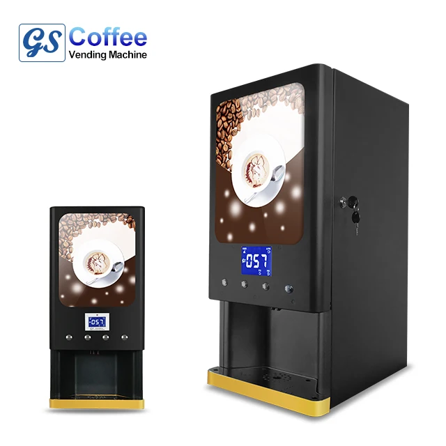 عالية الجودة 3 أنواع التلقائي آلة بيع القهوة وقت الشاي Distributeur automatique caf