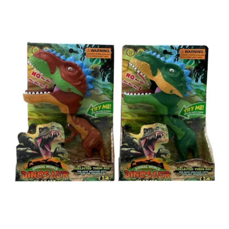 Hot Sell Dinosaur Clip with Sound and Light Dinosaur Clamp Battery Operated Dinosaur Toys