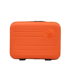 Hot Sale Fashionable Business Style Large Hard Shell PP Travel Makeup Bag Handle Zipper Manufacture Cosmetic Case for Girls