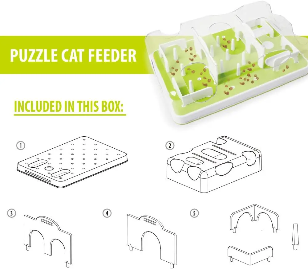Cat Puzzle Feeder Slow Sustainable Eating Solutions