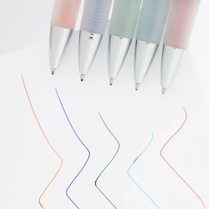 Популярная новинка Стильная полупрозрачная крученая шариковая ручка гелевая