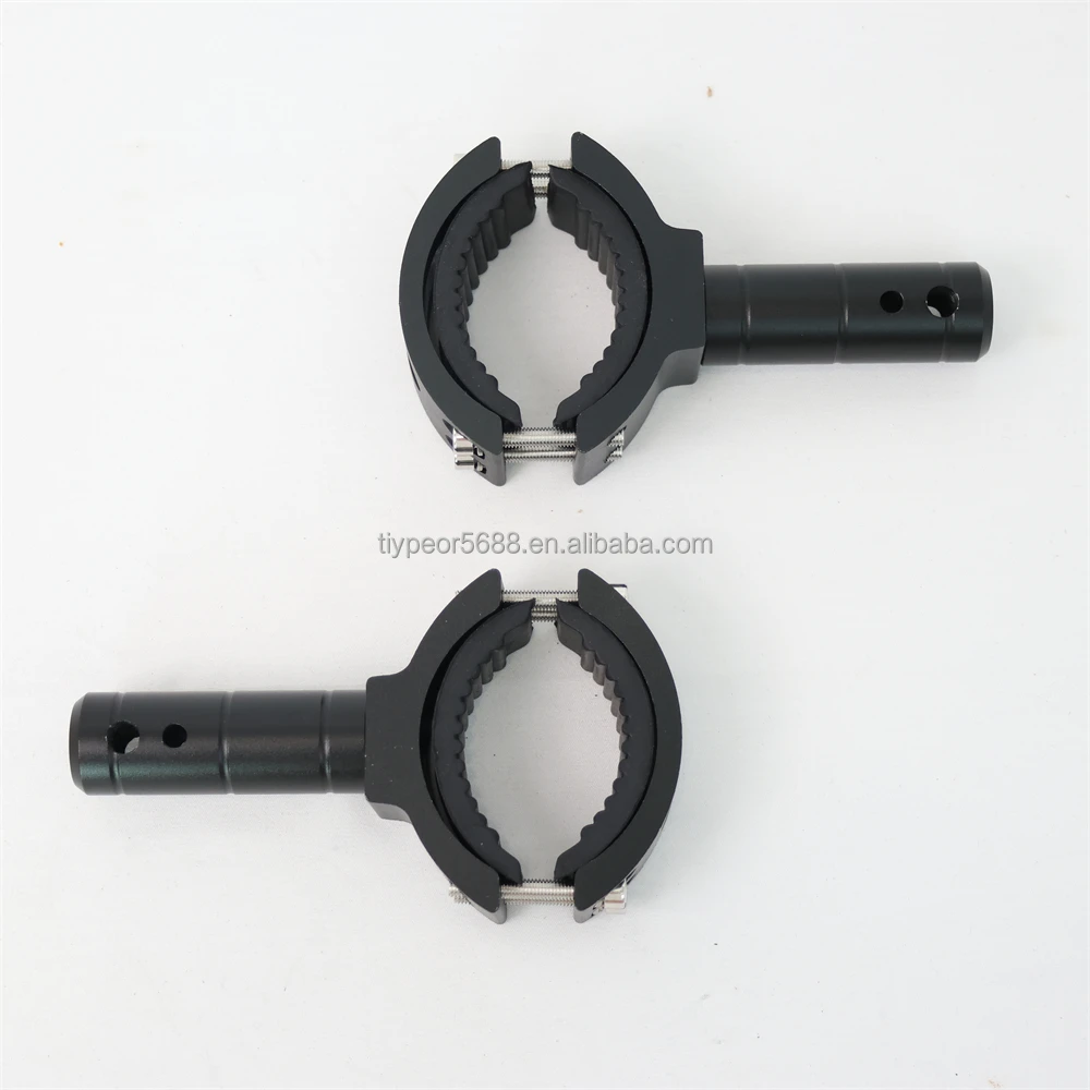 product tiypeor cnc alnumium alloy bracket pipe tube clamp led light cnc moto light bracket a pillar bracket for motorcycles car atv suv-8