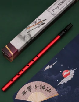 Irish Whistle C Key 6 Holes Flute Penny Whistle Stainless Steel Wind Musical Instruments aperçu 8