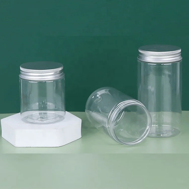 250ml Cosmetic Jar 16 Oz 50 Gram 250 Ml 200ml 12 Oz 330g Large 250ml Container Jars 200 Ml Skincare Plastic Cosmetic Jar Multiple Sizes With Lids