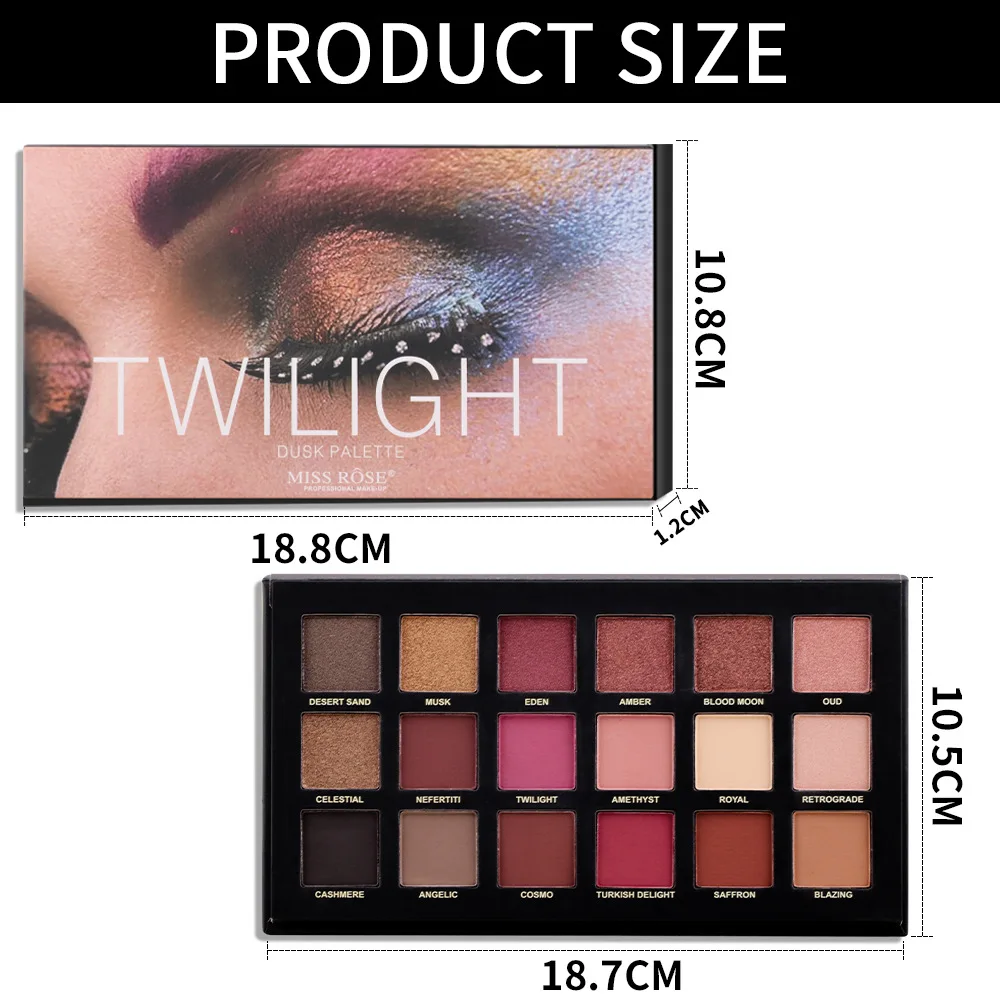 Chameleon Sheen Effect Eye Shadow Matte Eyeshadow Palette Pro 18 Colour Colors Pigmented Sh Lameila Eye Shadow 18 Color Pallets