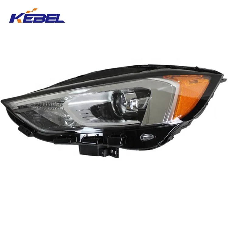 Cena hurtowa, biała rama z żółtym wskaźnikiem szerokości, klosz reflektora typ USA KK7B-13W029-AE do Ford Edge 2019-2023