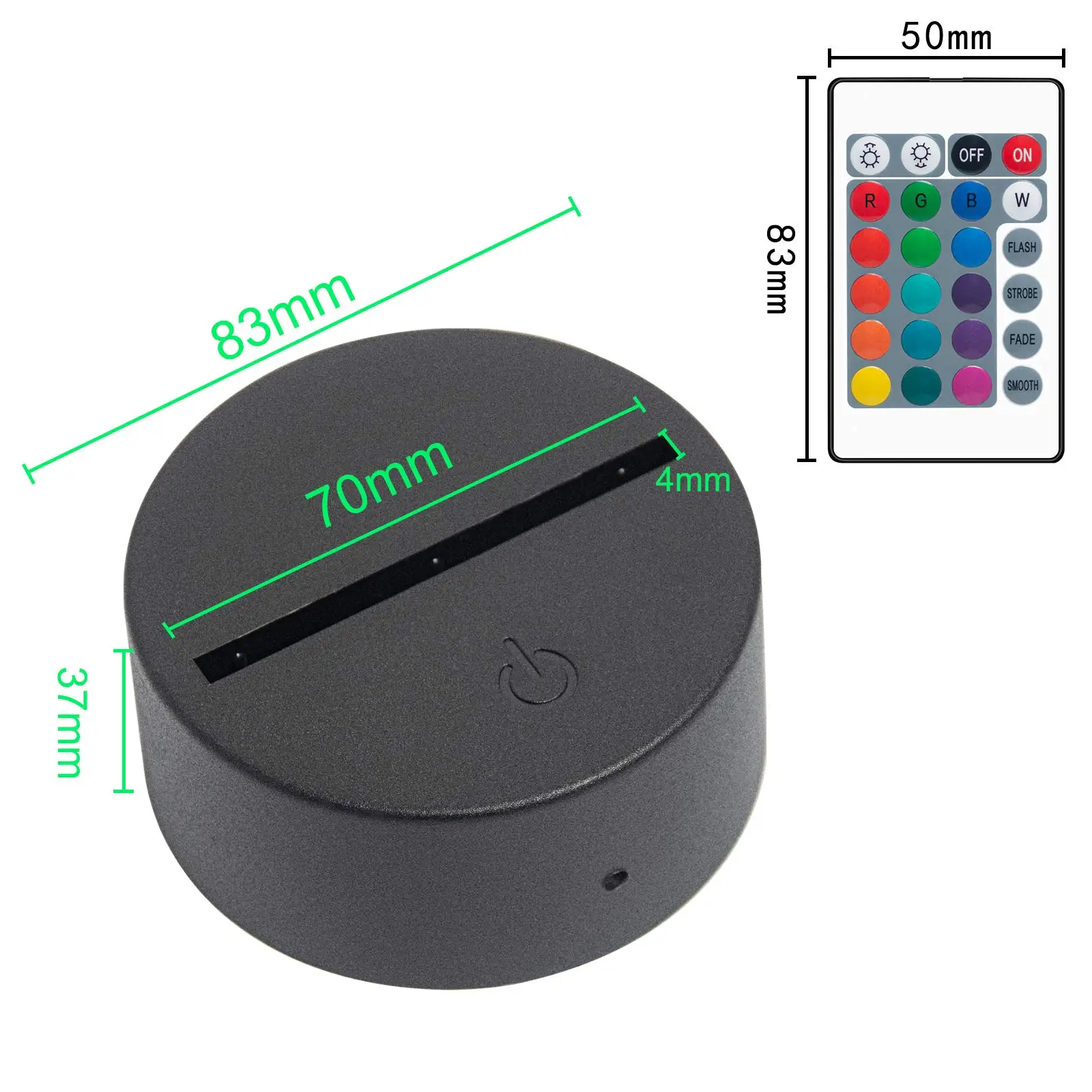 Vofull 3d Night Light Lamp Base For Acrylic Night Light Base Led 3d Led