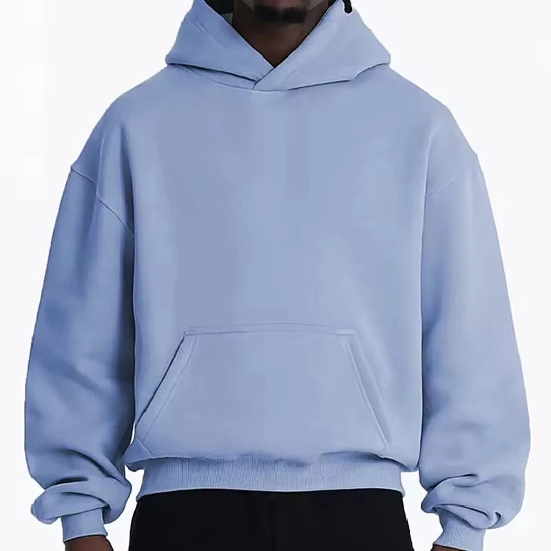 Embroidered Patch Acid Wash Street Wear Custom DTG Printing Rhinestone Men's Heavyweight 100% Cotton Graphic Hoodie gallery 2