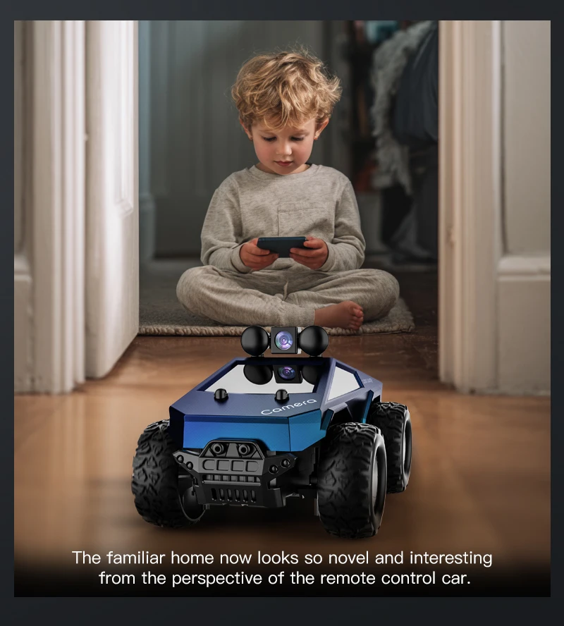 New Arrival HOSHI KF29 RC Car 1/28 Scale Mini Cyber Truck Toy Small Car with FPV Camera Remote Control Car Toys for Boys