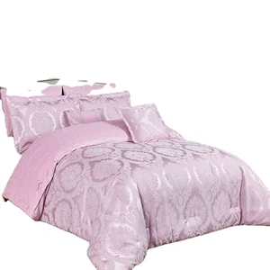 Wholesale Bedding Luxury Jacquard king Size Quilted Home Comforter Set