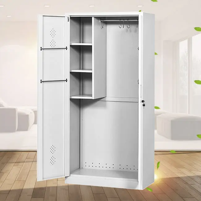 Double Doors Closet Storage Clean Tools Organization Cleaning Supplies  Storage Cabinet Lemari Alat Kebersihan - China Cleaning Cabinet, Broom Storage  Cabinet