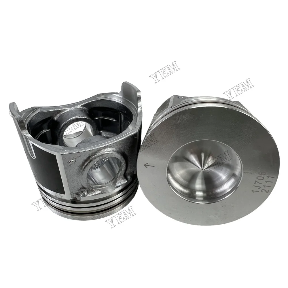 Piston 1J706-21110 Fit for Kubota V2607 Engine 3