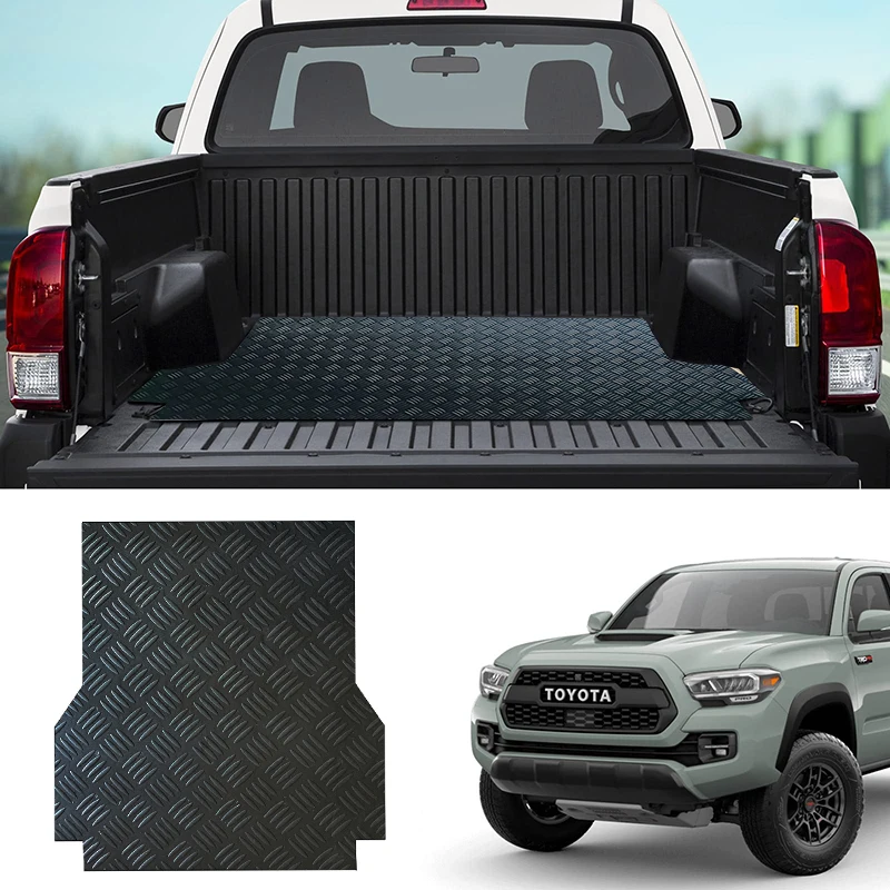 ARTES Extra Thick 4' X 8' Durable All-Weather Protection Trim to Fit Design  Classic Rubber Cargo Liner Truck Bed Mat
