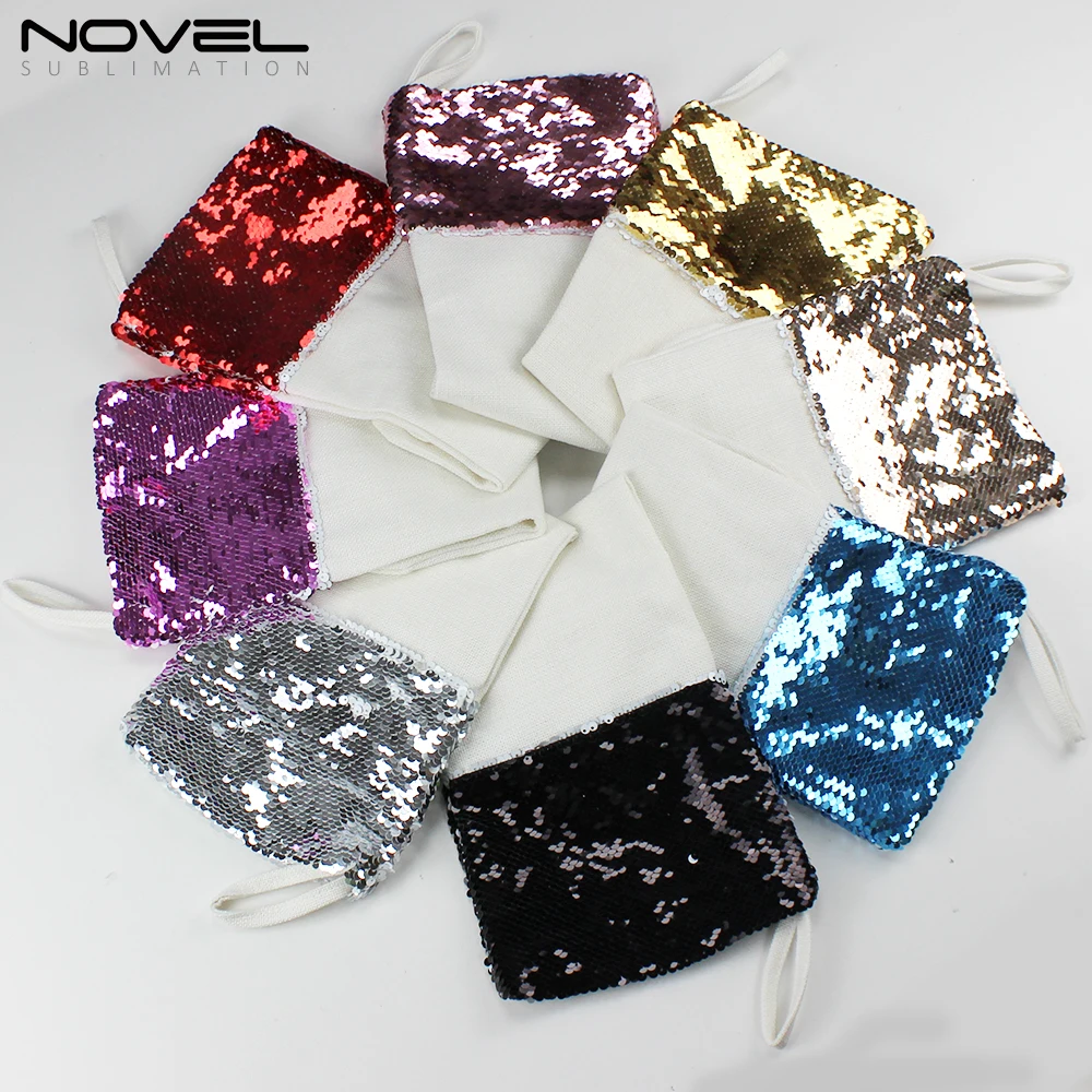 Personalized Sublimation Xmas Socks Customized Blank Christmas Sequins Stocking